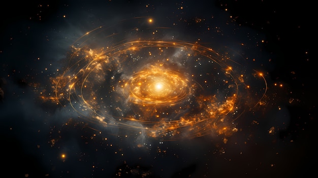 Fantasy style galaxy background