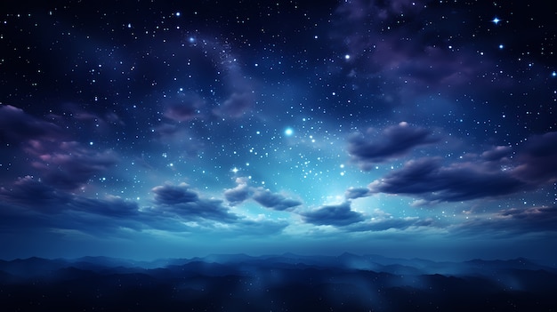 Free Photo fantasy style galaxy background