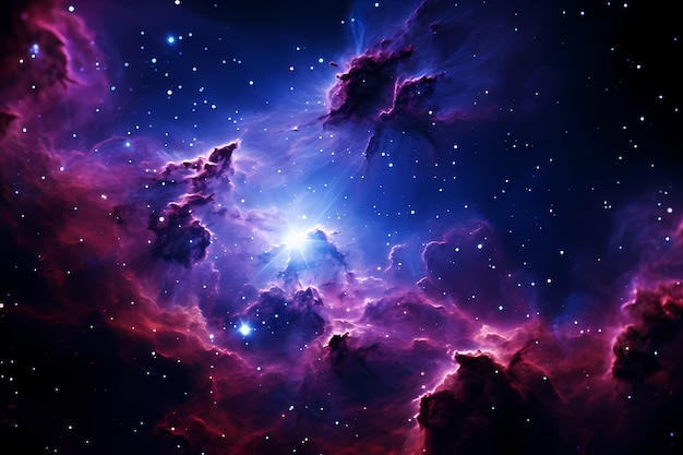 Fantasy style galaxy background