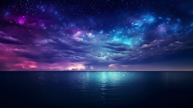 Fantasy style galaxy background