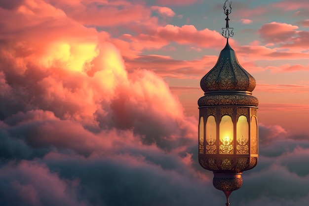 Fantasy style lantern for islamic ramadan celebration