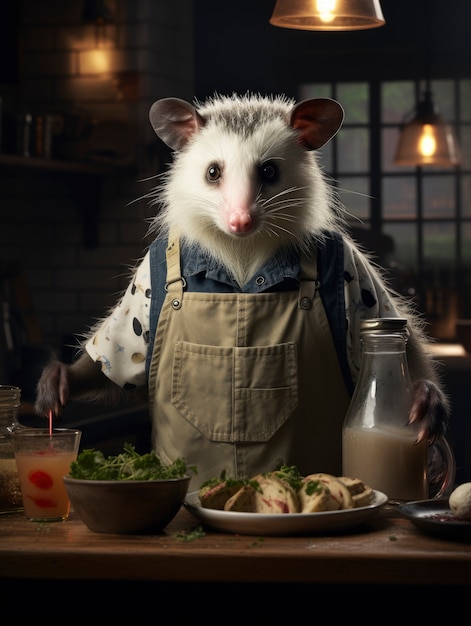 Free photo fantasy style possum