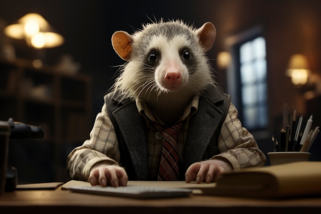 Free Photo fantasy style possum