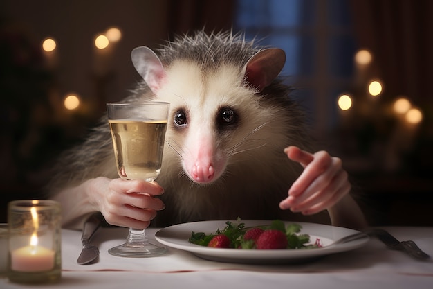 Free photo fantasy style possum