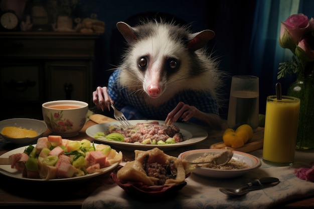 Fantasy style possum