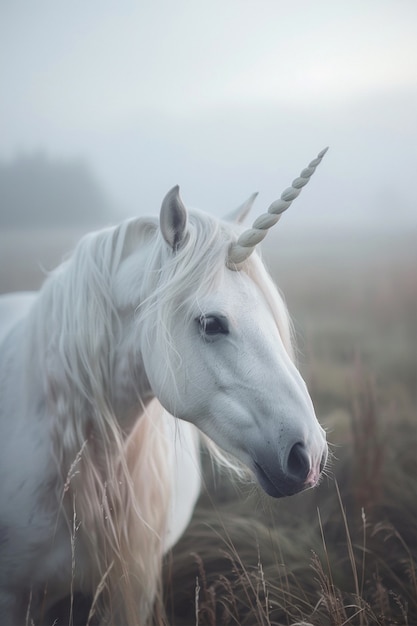 Fantasy unicorn head