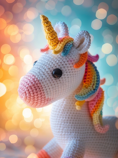 Free photo fantasy unicorn head