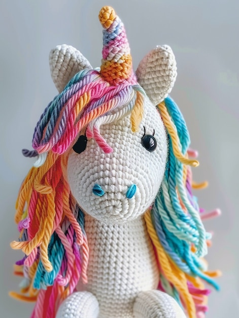 Free Photo fantasy unicorn head