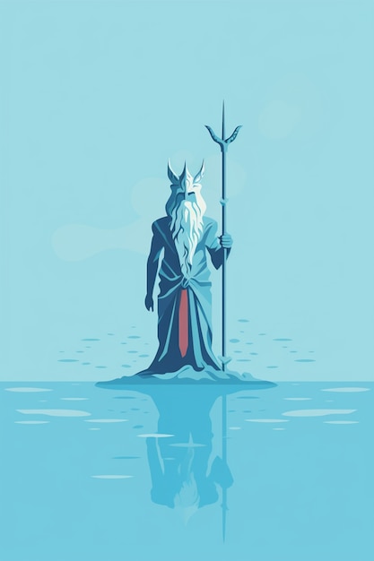 Fantasy water character