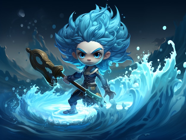 Fantasy water  character