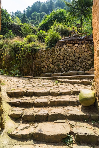 farmhouses in ancient village