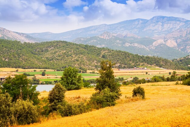 farms and fields in Lleida