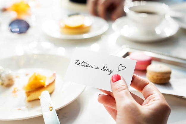 Free photo father day celebration event concept