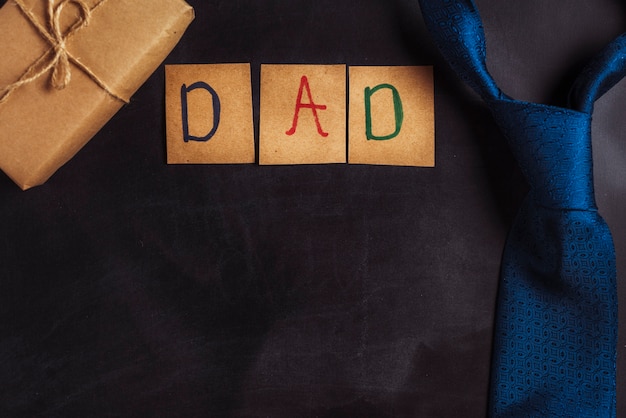 Fathers day composition with copyspace