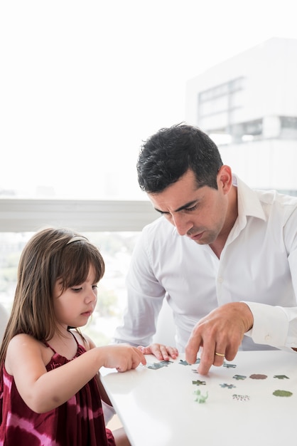 Fathers day concept with happy family