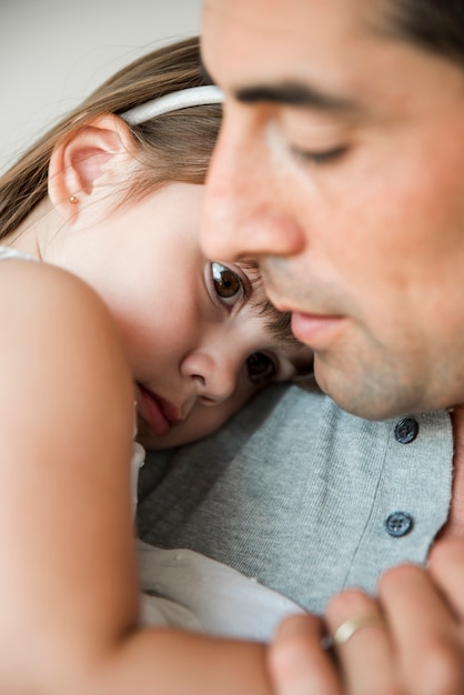 Fathers day concept with happy family