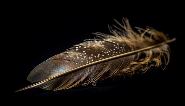 Free Photo feather quill symbolizes freedom and elegance generated by ai