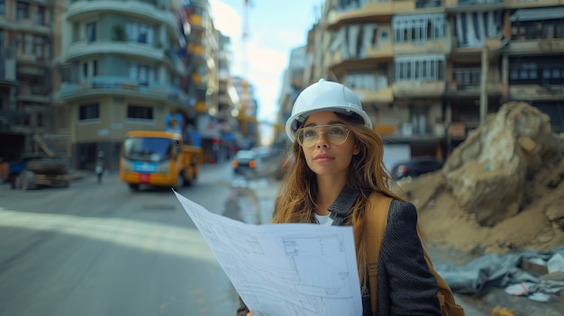 Free photo female engineers  working