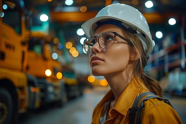 Free photo female engineers  working