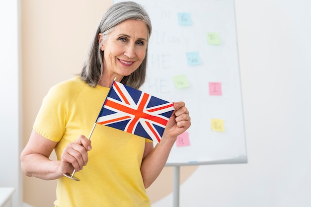 Female english teacher portrait