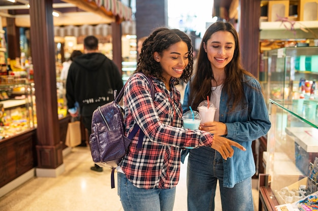 Female friends out together