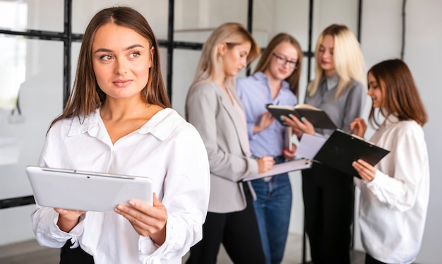 Female team planning the strategy