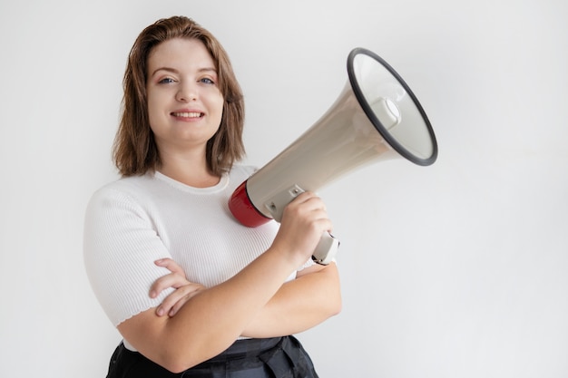 Feminist fighting for rights of women