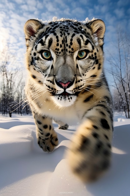 Ferocious tiger winter season