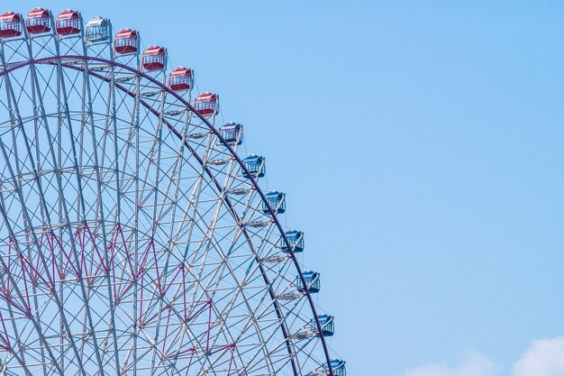 Ferris wheel in amusement park