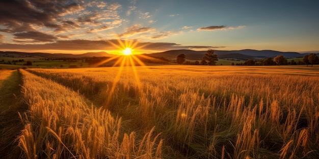 Free photo field landscape during day time