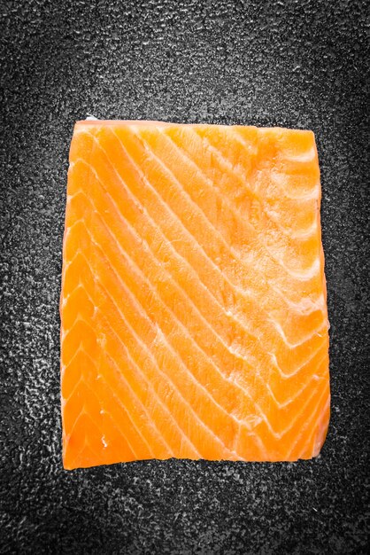 filter dinner salmon meal raw