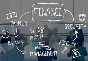 Free photo finance business accounting analysis management concept