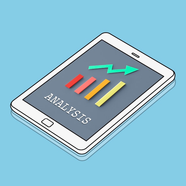 Finance Economic Progress Analysis Concept