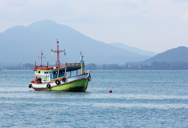 Fishing boat in sea thailand