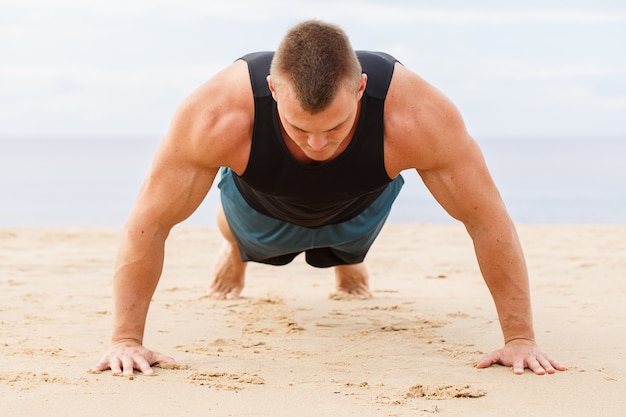 Fitness on the beach