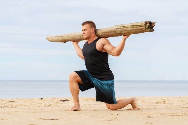 Fitness on the beach