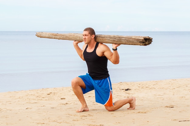 Fitness on the beach