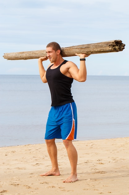 Fitness on the beach