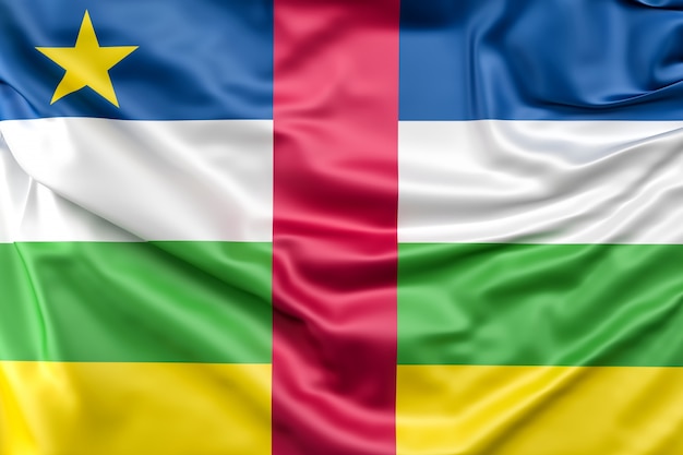 Free photo flag of central african republic