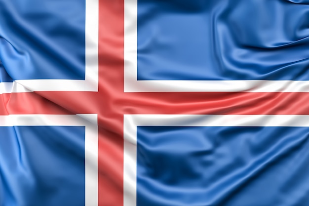 Free photo flag of iceland