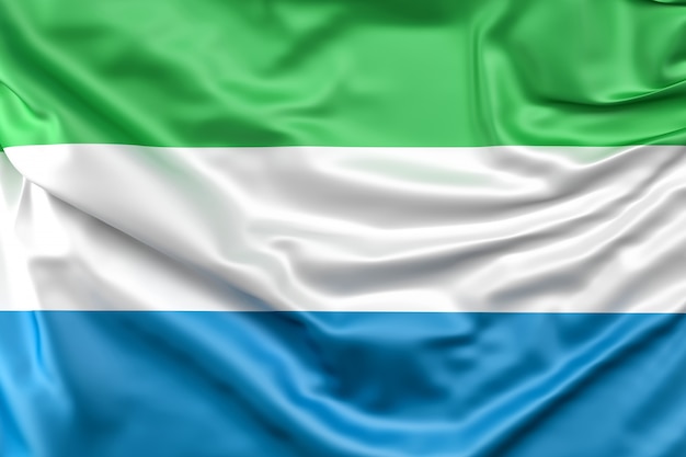 Free Photo flag of sierra leone