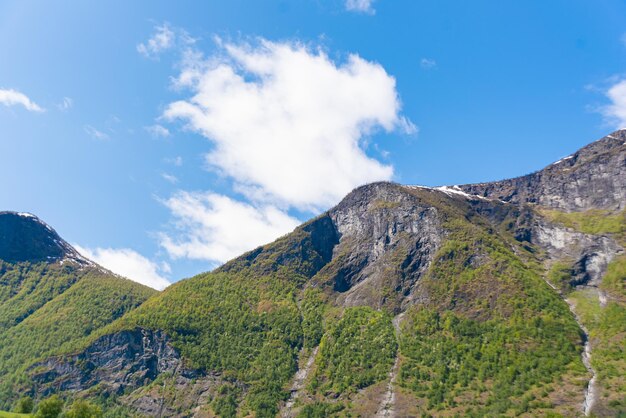 Flam Norway June 06 2023 Mountain