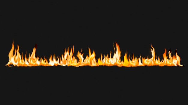 Free photo flame hd wallpaper, realistic fire image