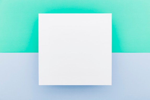 Free Photo flat lay of blank menu paper