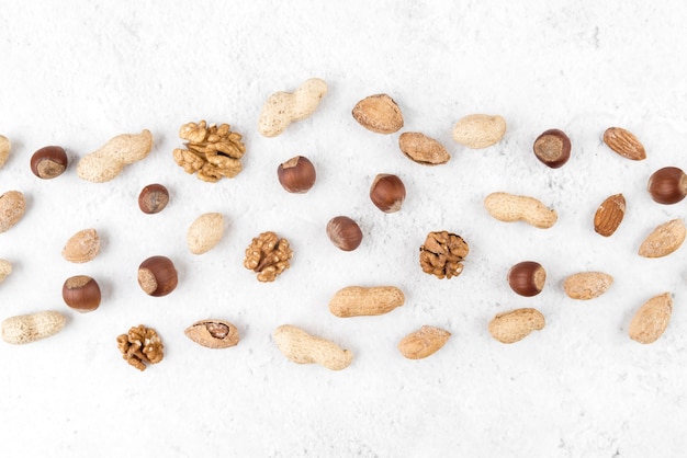 Free Photo flat lay of chesnuts concept