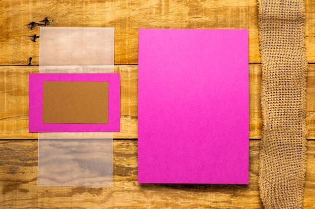 Free photo flat lay pink weeding invitation envelopes