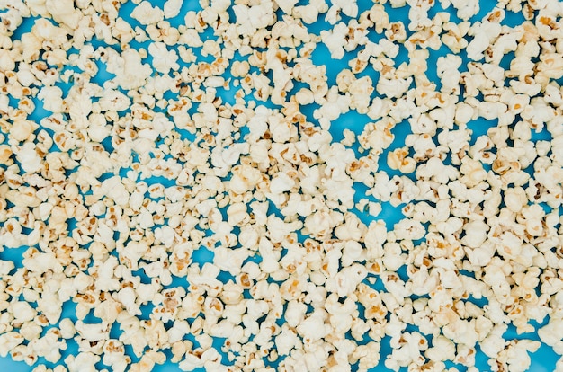 Free photo flat lay popcorn composition for cinema concept