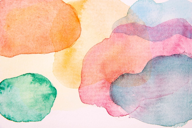 Flat lay watercolor paint wallpaper