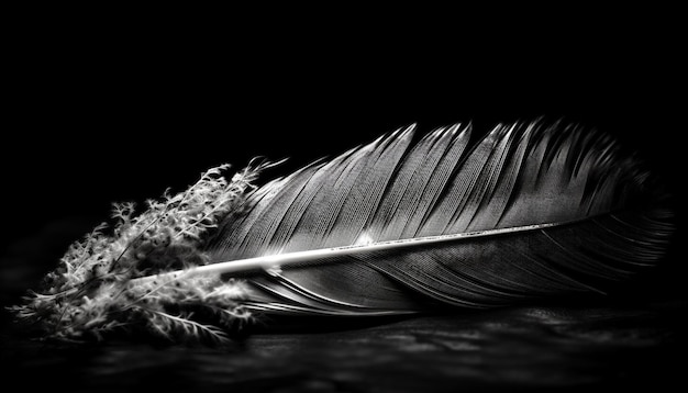 Free Photo flight of elegance beauty in fragile feather generated by ai