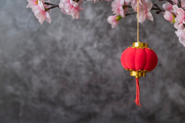 Floral chinese new year decoration